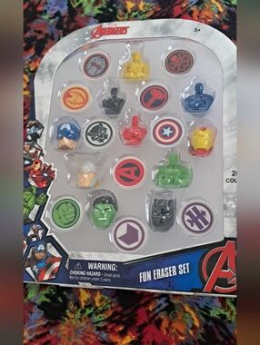 Marvel Avengers Fun Eraser Set